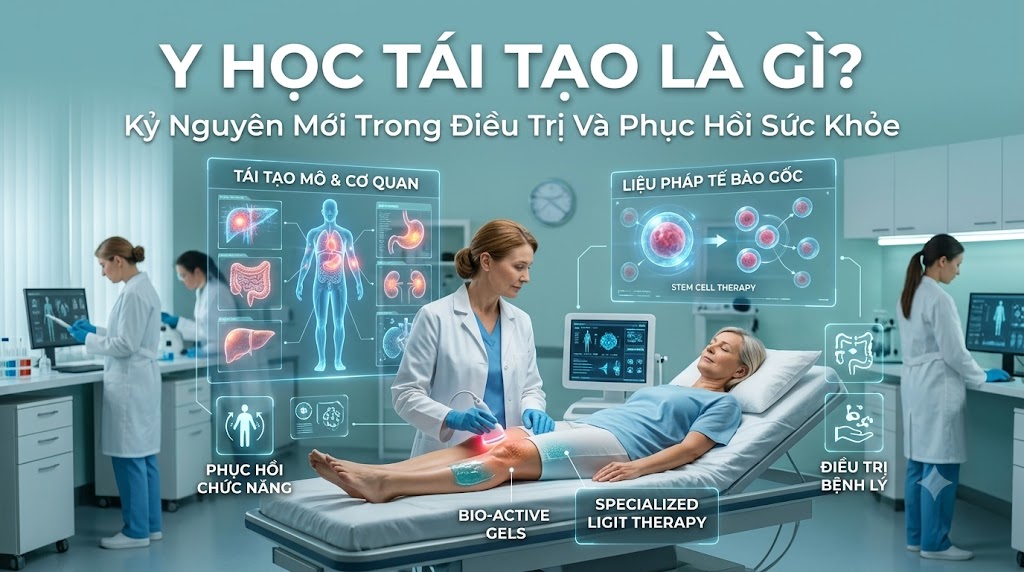 Y Học Tái Tạo Là Gì? Kỷ Nguyên Mới Trong Điều Trị Và Phục Hồi Sức Khỏe